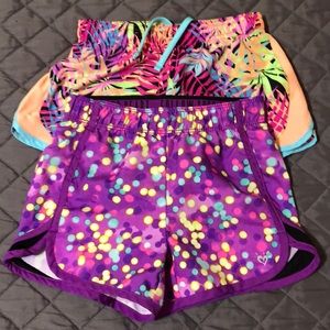 Girl’s Shorts 2 Pair - Justice size 6 & Xersion